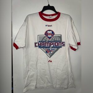 Anvil Red and White Phillies T-Shirt